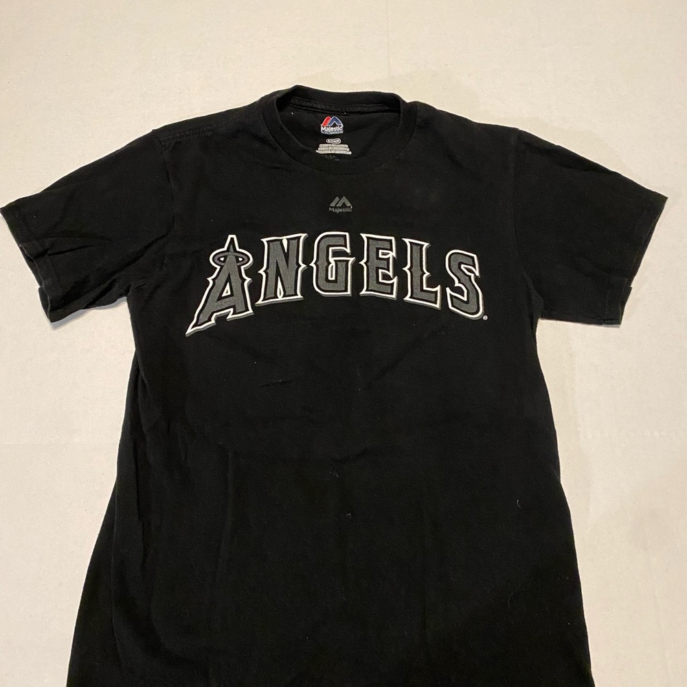 Majestic Black Crew Neck T-Shirt